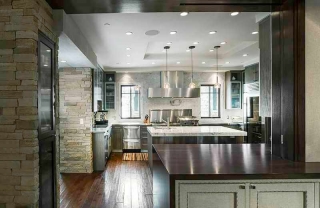 Kitchen | Deer Crest | Park City | Utah | Painting & Staining